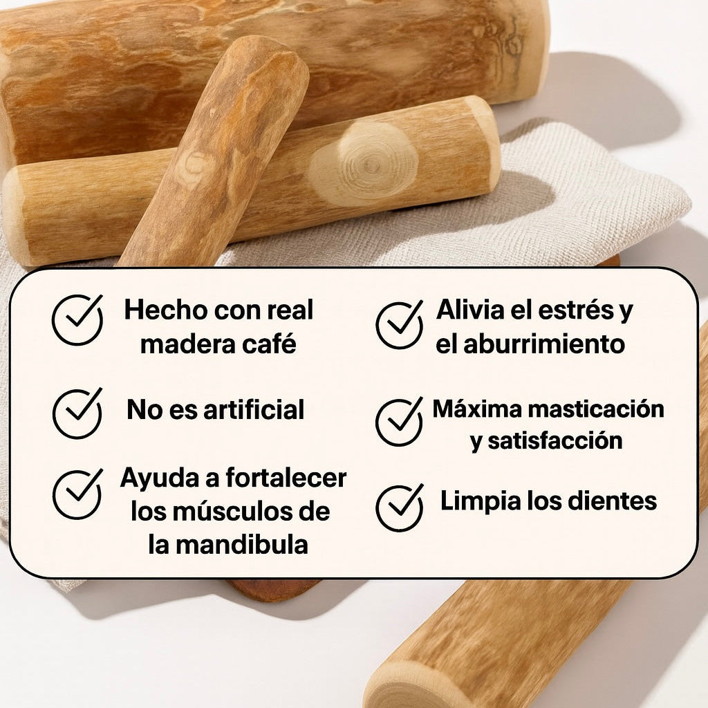 MORDEDOR DE MADERA DE CAFÉ