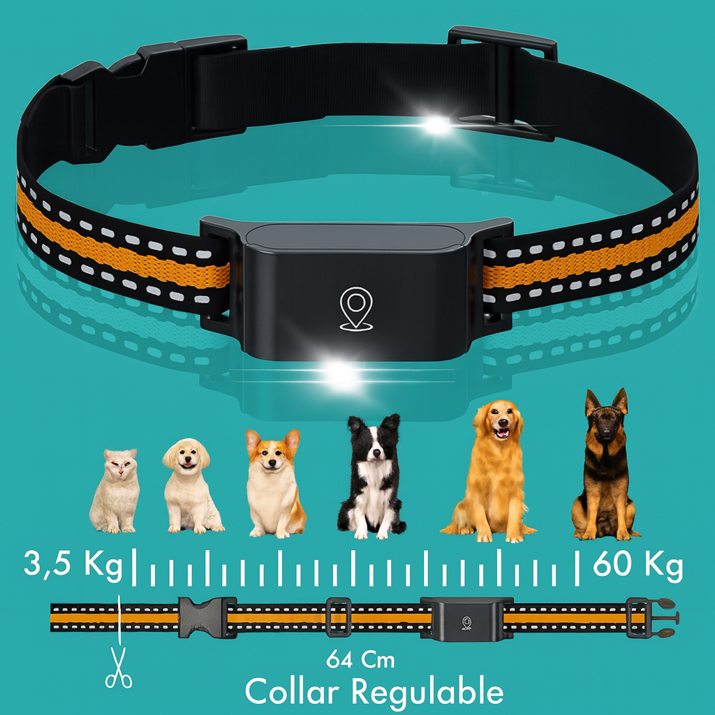 COLLAR CON GPS 4G